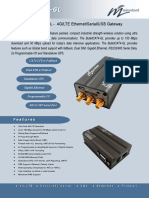 Bulletcat4-Gl: Bulletcat4-Gl - 4G/Lte Ethernet/Serial/Usb Gateway