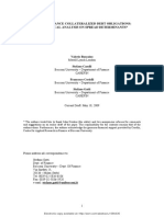 Project Finance Collateralized Debt Obligations: An Empirical Analysis On Spread Determinants