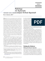 Evidence-Based Radiology: Step 3-Diagnostic Systematic Review and Meta-Analysis (Critical Appraisal)