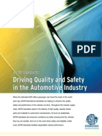 Driving Quality and Safety in The Automotive Industry: ASTM Standards