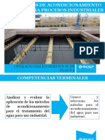 Operaciones de Acondicionamiento Del Agua