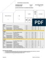 Department of Education: Grade 1