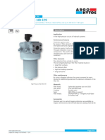 HD 319 HD 419 HD 619: High Pressure Filters - Worldline 300