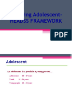 Engaging Adolescent-Headss Framework