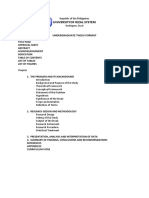 Undergraduate Thesis Format