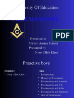 University of Education: Freemasonry