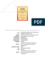 Working Knowledge - How Organizations Manage What They Know (PDFDrive)