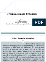 Urbanization & Urbanism