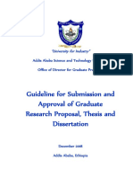 Guideline For Graduate Research Proposals, Thesis and Dissertation-final-After Senate Excutive