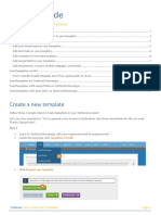 How To Guide: Create A New Template