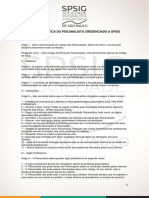 Código de Ética Do Psicanalista - SPSIG E INSTITUTO GAIO