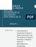 World Famous Parabolic Bridge and The Mathematical Equations