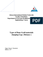 Types of Bone Graft Materials Jumping Gap (Distance)