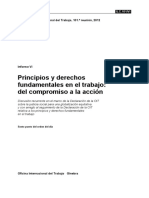 Principios y Derechos Fundamentales en El Trabajo Del Compromiso A La Acción