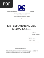 Sistema Verbal Del Idioma Ingles