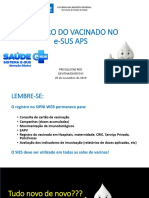 MIGRAÇÃO DO SIPNI PARA O E-SUS Orientacoes - para - Cadastro - de - Lotes - e - Registro - Do - Vacinado