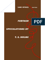 Sam Hynes (Ed.) - Further Speculations by T.E. Hulme