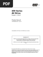 650 Series AC Drive: Frame 1, 2 & 3