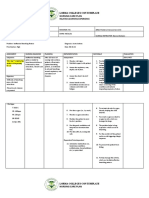 Nursing Care Plan: Lorma Colleges Con Template Related Learning Experience