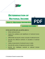 Determination of National Income - Unit I - National Income Accounting