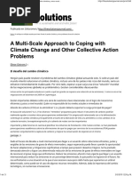 A Multi-Scale Approach To Coping With Climate Change and Other Collective Action Problems - En.es