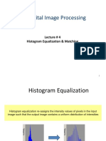 Digital Image Processing: Lecture # 4 Histogram Equalization & Matching