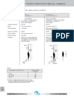 Flamability Tests For Electrical Cables