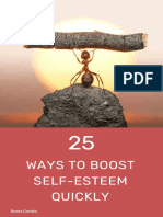 25 Ways To Boost Your Self-Esteem Quickly