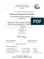 Etude de Voirie Réseau D'assainissement Et Réseau Deau Potable de La Ville Nouvelle de Zenata Copie