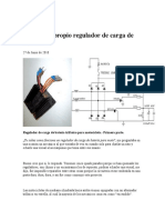 Fabrica Tu Propio Regulador de Carga de Batería