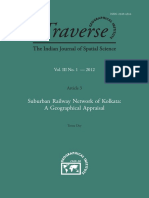 Suburban Railway Network Analysis of Kol