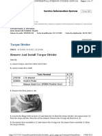 Remove and Install Torque Divider