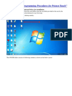 PT Touch Procedures - Windows 7