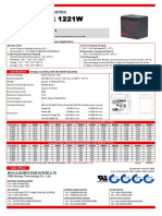 Bat CSB 1221W 12V 5ah