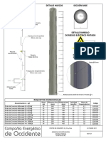 Enterramiento POSTES CONCRETO