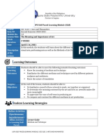 Earning Outcomes: LSPU Self-Paced Learning Module (SLM)