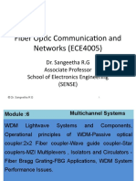 Fiber Optic Communication and Networks (ECE4005)