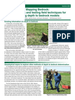 Investigating and Testing Techniques To Verify Depth To Bedrock Models Factsheet