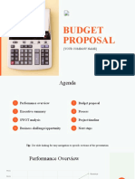 Budget Proposal Template