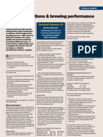 10 - Malt Specifications