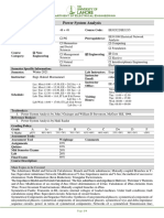 Power System Analysis-W21