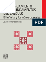 Fernandez Acercamiento Fundamentos Del Calculo, El Infinito y Los Numeros Reales