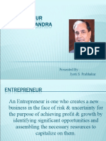 Entrepreneur Subhash Chandra