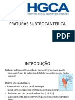 Fraturas Subtrocantérica