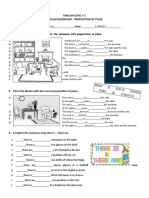 WORKSHOP - Prepositions of Place - There Is - There Are - English Class