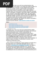 Como Superar La Muerte de Un Hijo