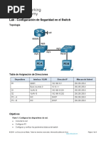 11.6.2 Lab - Switch Security Configuration