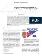 Large-Scale 3D Chips: Challenges and Solutions For Design Automation, Testing, and Trustworthy Integration