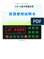 XK3110 A Weighing Indicator MANUAL