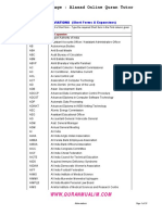 All Abbreviations ISSB)